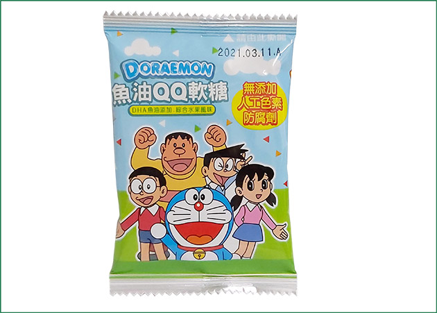 哆啦A夢 魚油QQ軟糖(4款顏色) 2