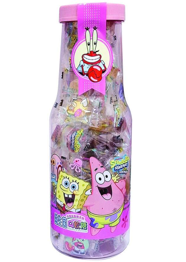 海綿寶寶 罐裝益生菌Q軟糖 1