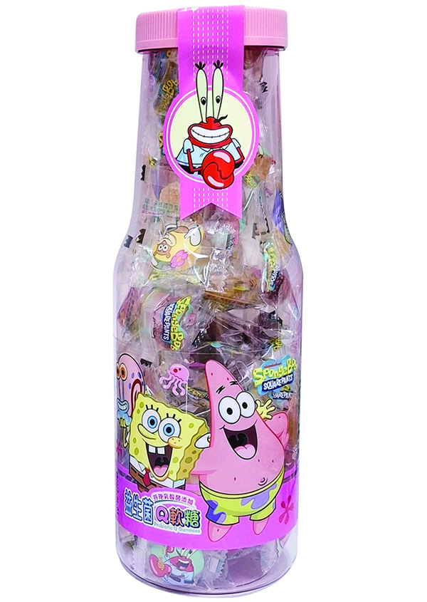 海綿寶寶 罐裝益生菌Q軟糖